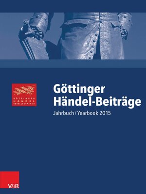 cover image of Göttinger Händel-Beiträge, Band 16